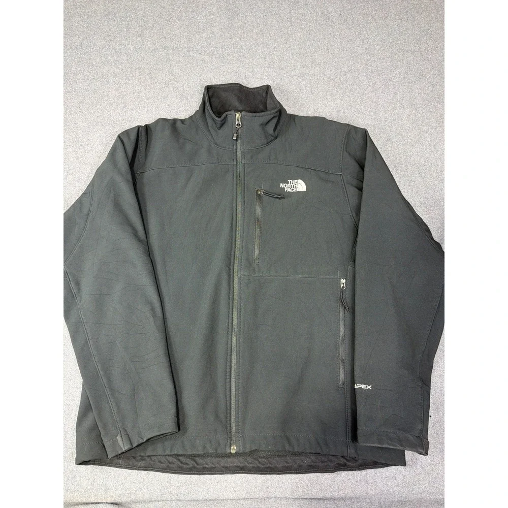 The North Face TNF Apex Softshell Jacket Black Mens‎ Large Bionic Outdoor